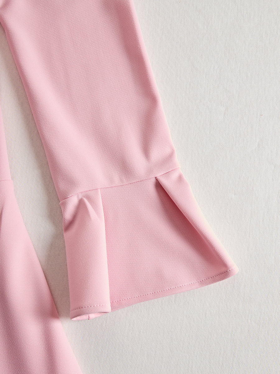 Elegantní, průhledné midi šaty s rozšířenou sukní