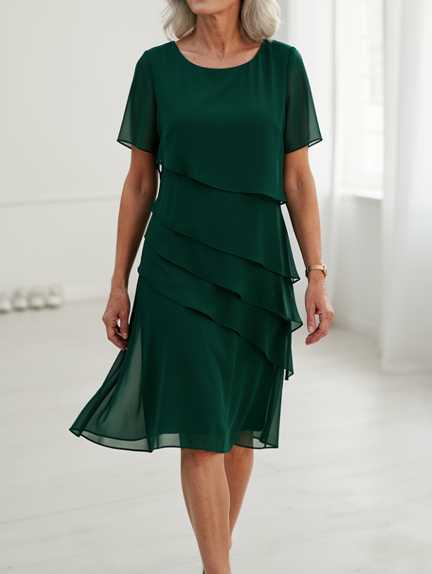 Juliette – Elegantní, splývavé šaty s volánky