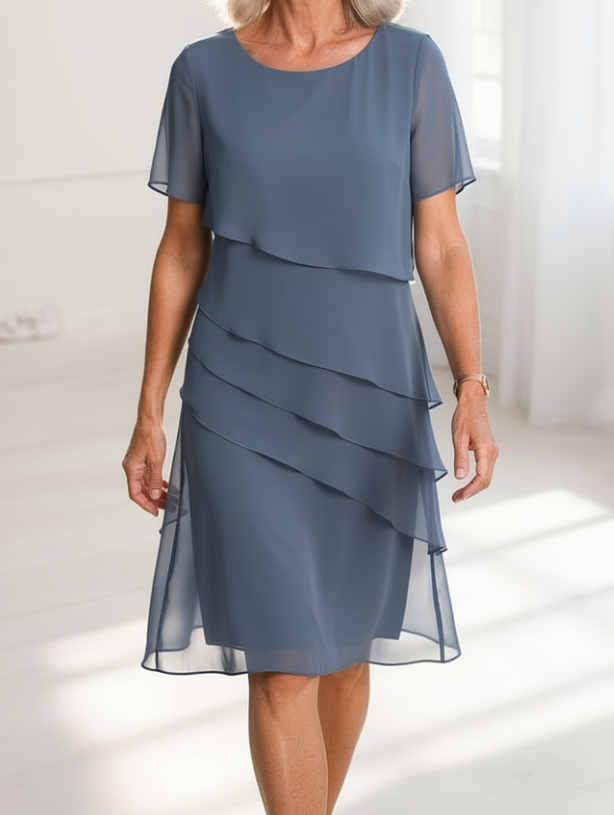 Juliette – Elegantní, splývavé šaty s volánky