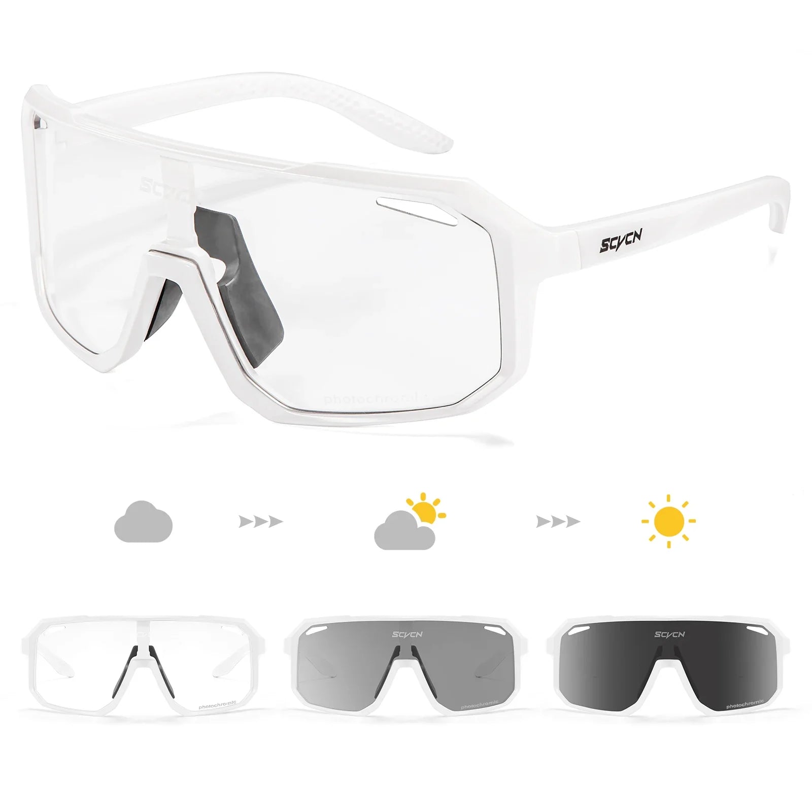 Ash™ | Fotochromatické cyklistické brýle UV400 Sportovní brýle