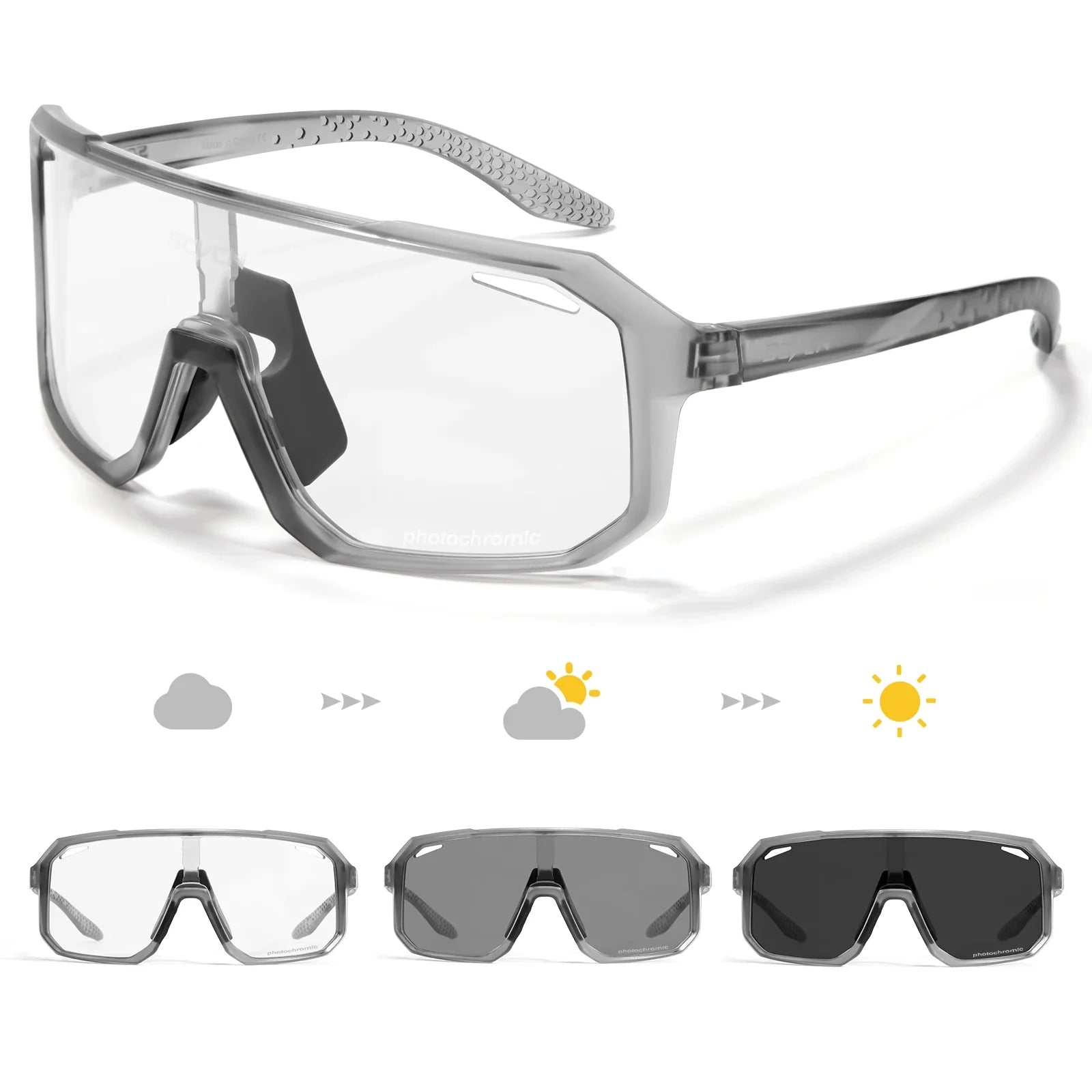 Ash™ | Fotochromatické cyklistické brýle UV400 Sportovní brýle