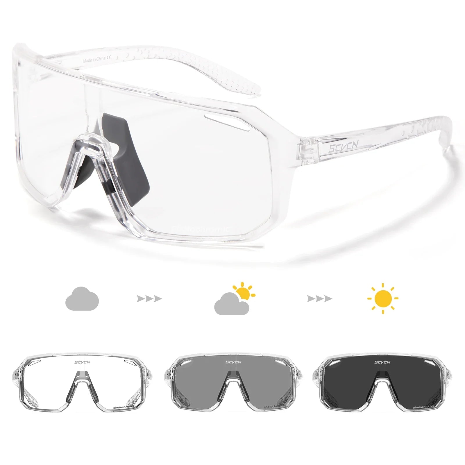 Ash™ | Fotochromatické cyklistické brýle UV400 Sportovní brýle